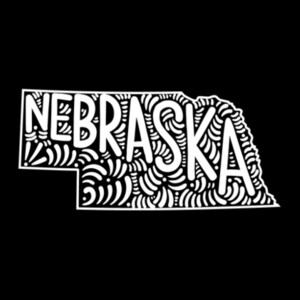 Nebraska (White) - Unisex Premium Fleece Crew Sweatshirt Design