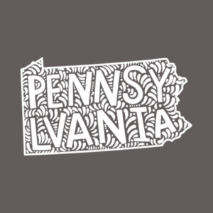 Pennsylvania (White) - Unisex Premium Fleece Crew Sweatshirt Design